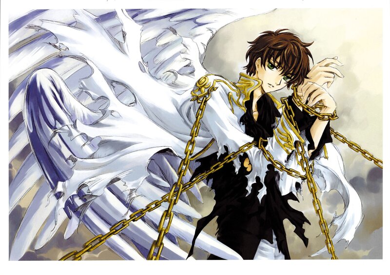angelic warrior with chains