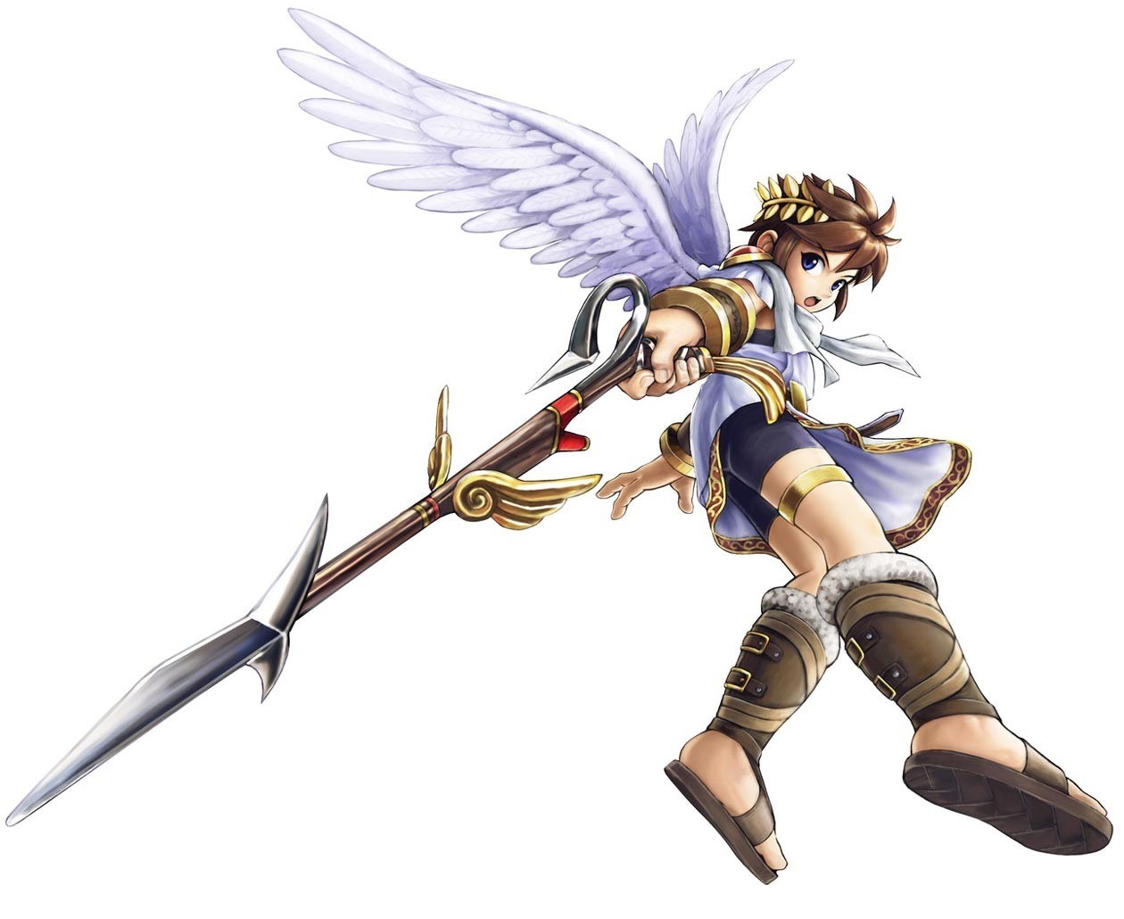 angelic warrior with spear