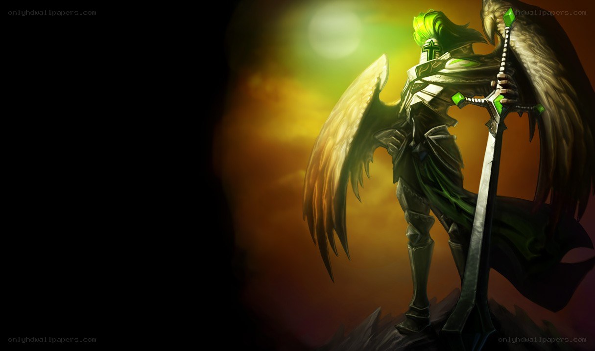 angelic warrior with sword