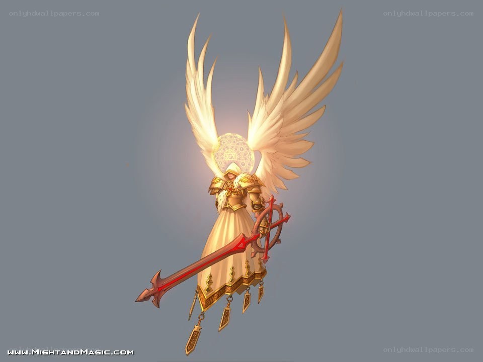angelic warrior with sword