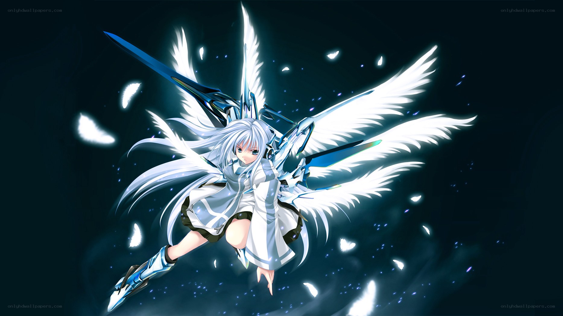 angelic warrior with sword