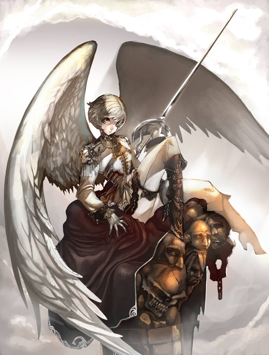 angelic warrior with sword