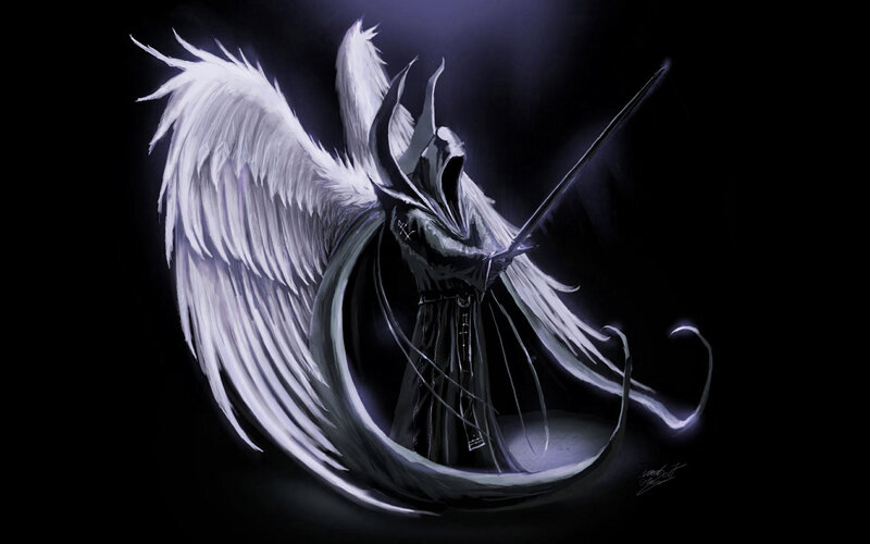 angelic warrior with sword