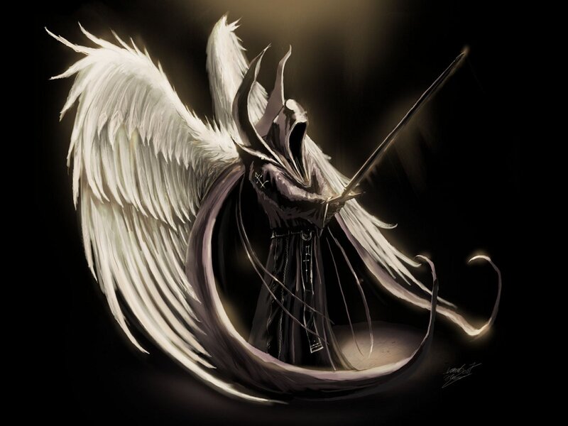 angelic warrior with sword
