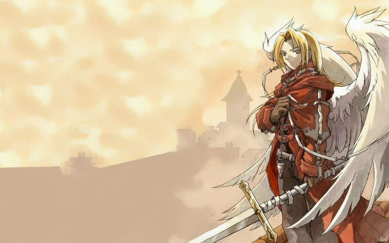 angelic warrior with sword