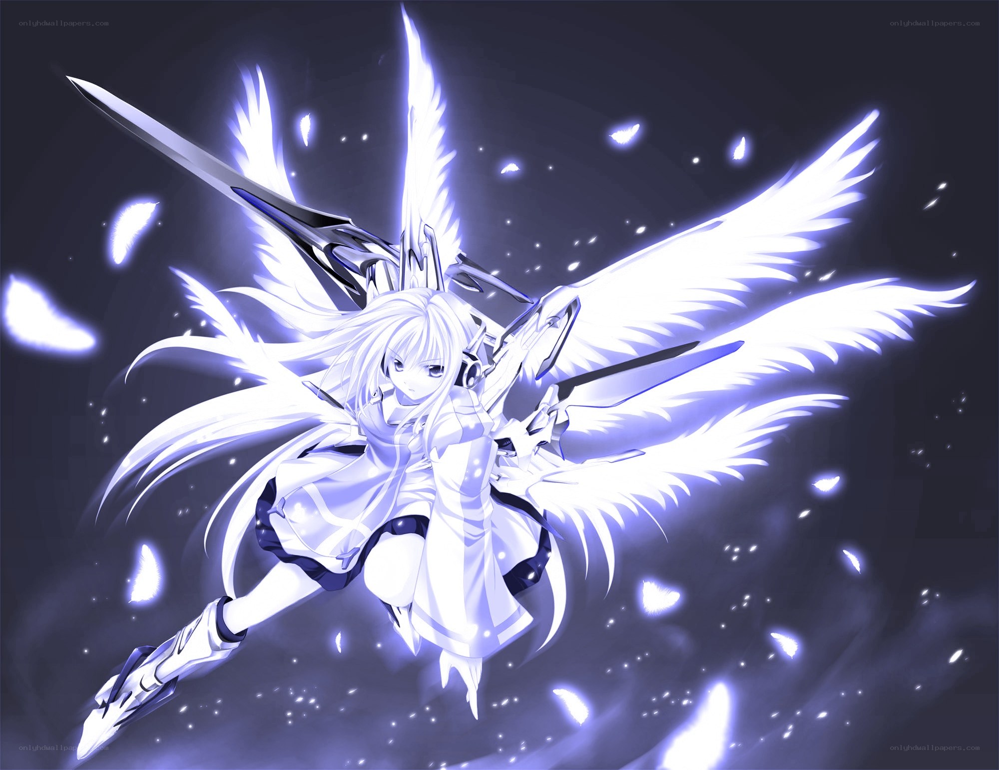 angelic warrior with sword