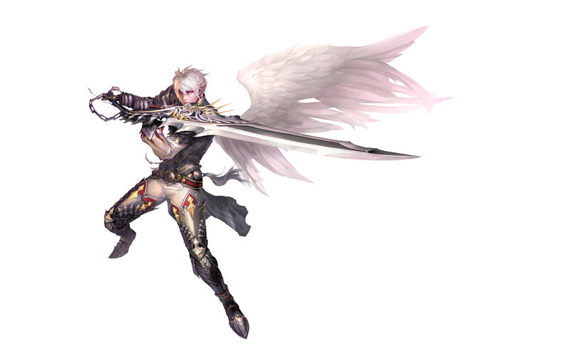 angelic warrior with sword