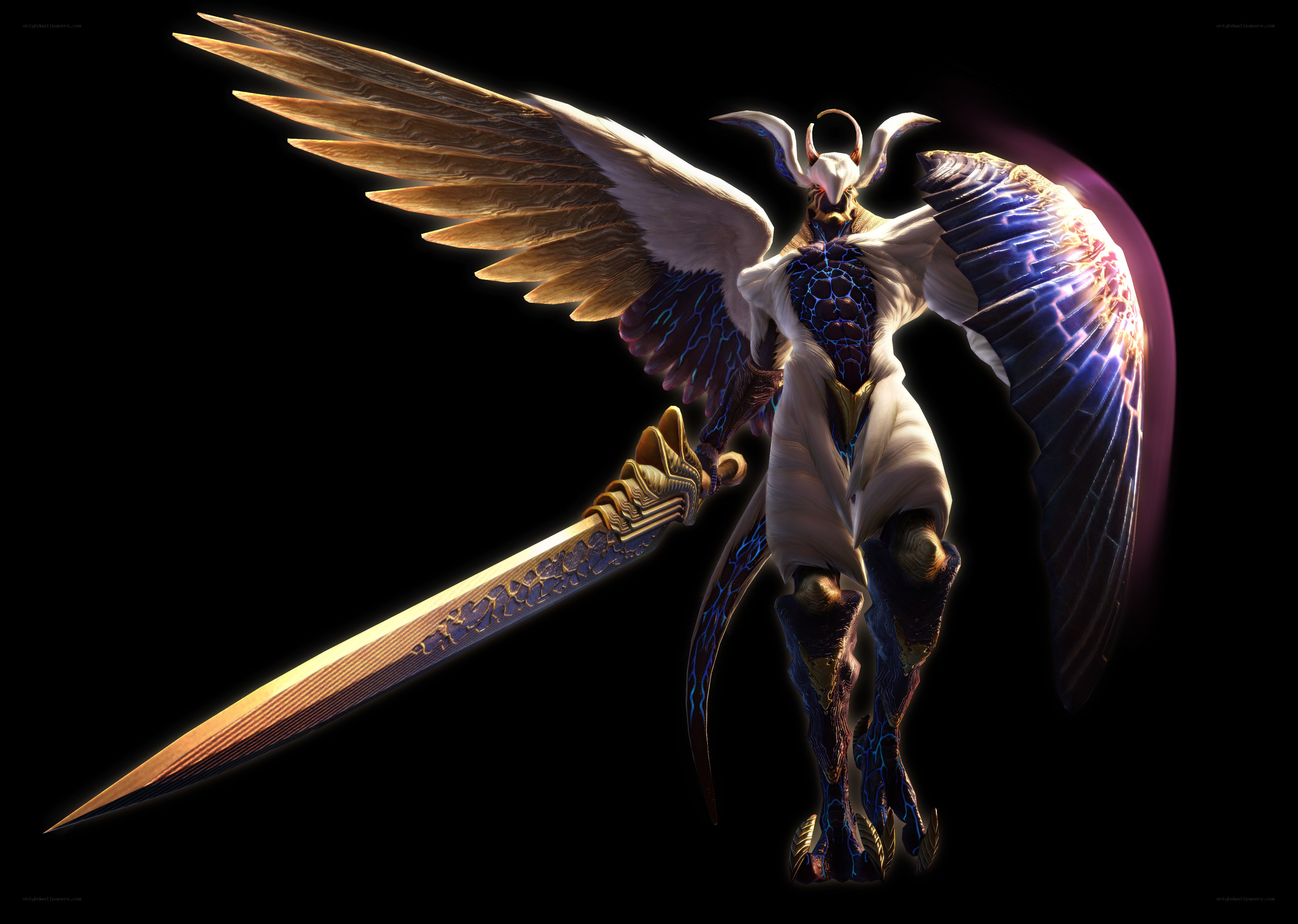 angelic warrior with sword