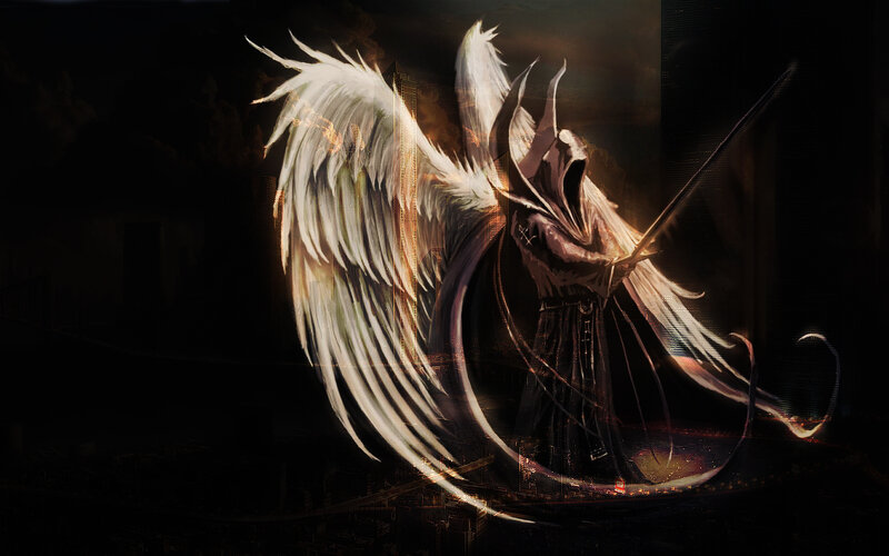 angelic warrior with sword