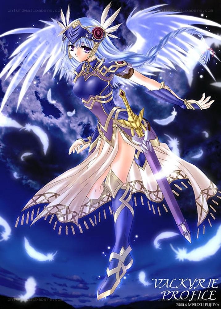 angelic warrior with sword
