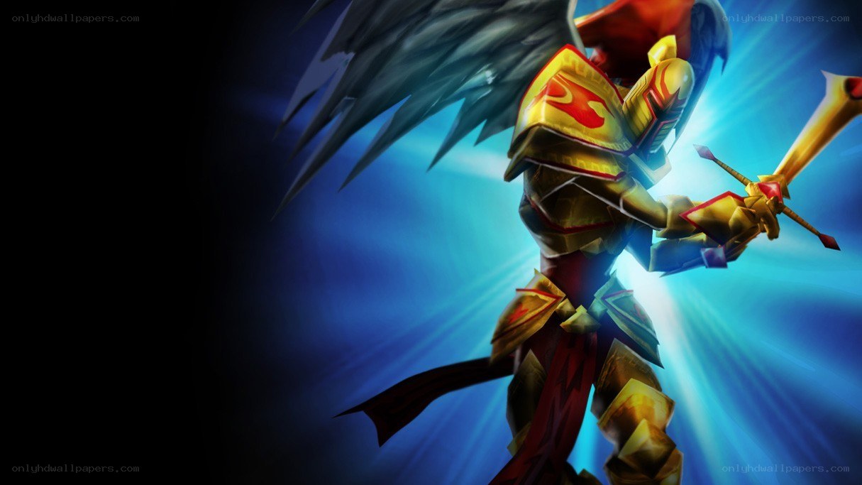 angelic warrior with sword