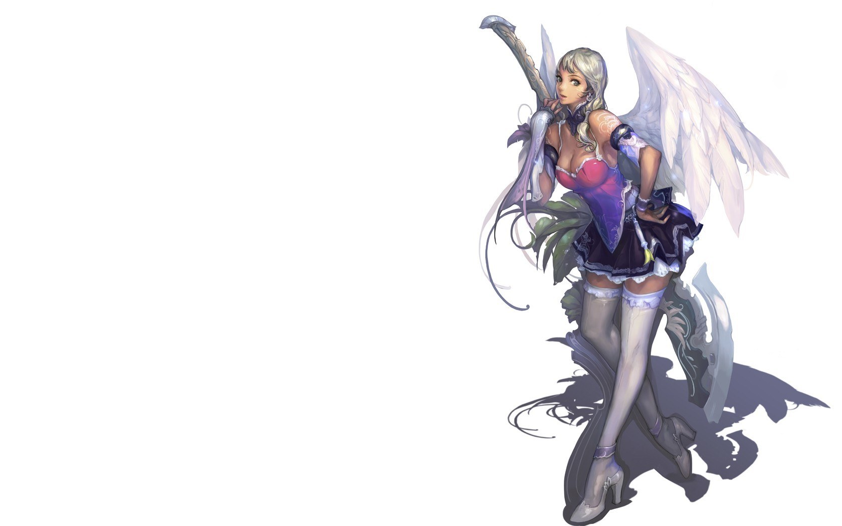 angelic warrior with sword