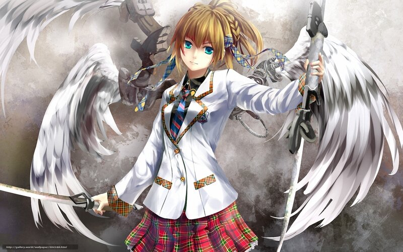 angelic warrior with sword