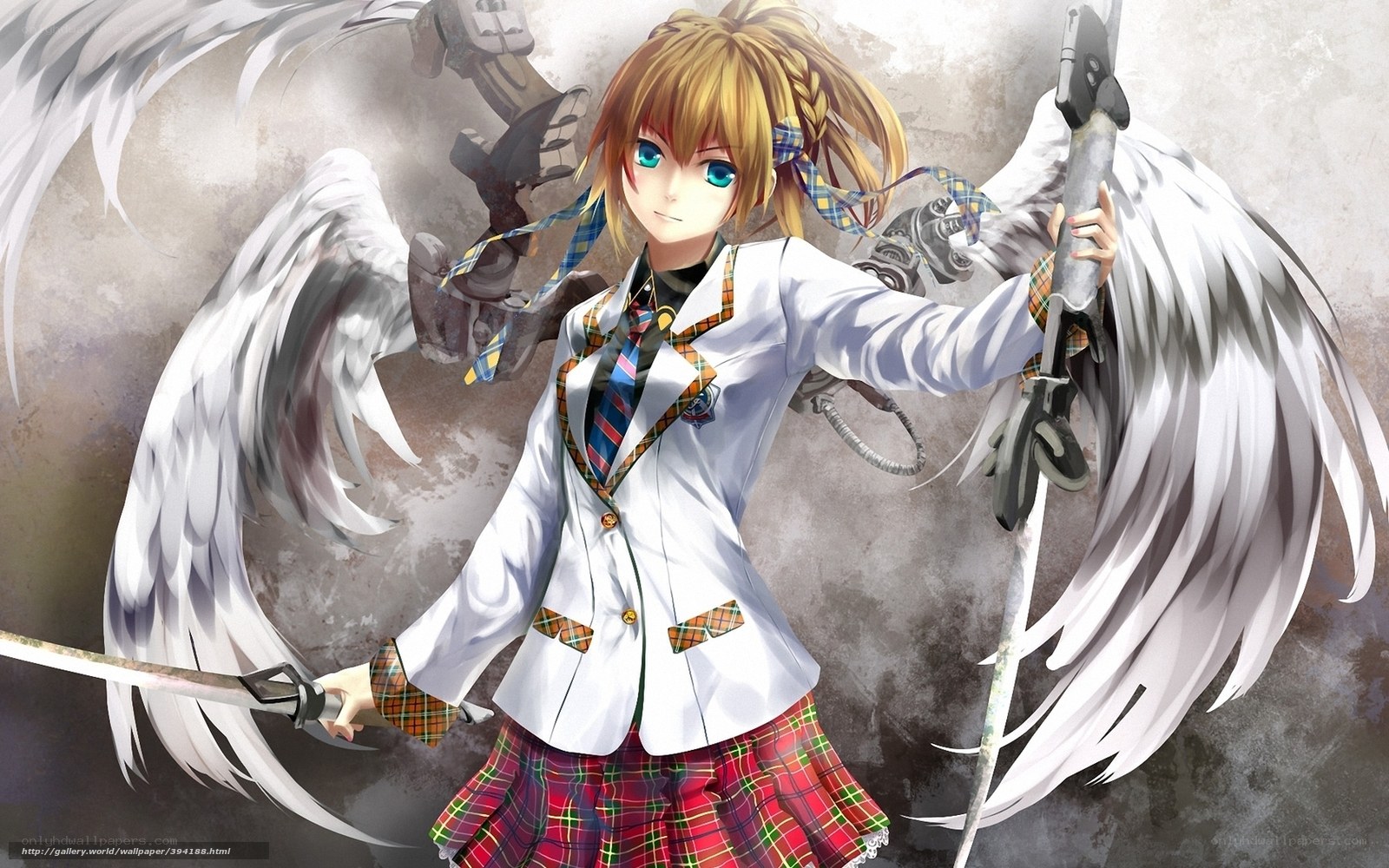angelic warrior with sword