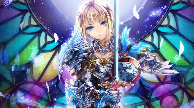 angelic warrior with sword