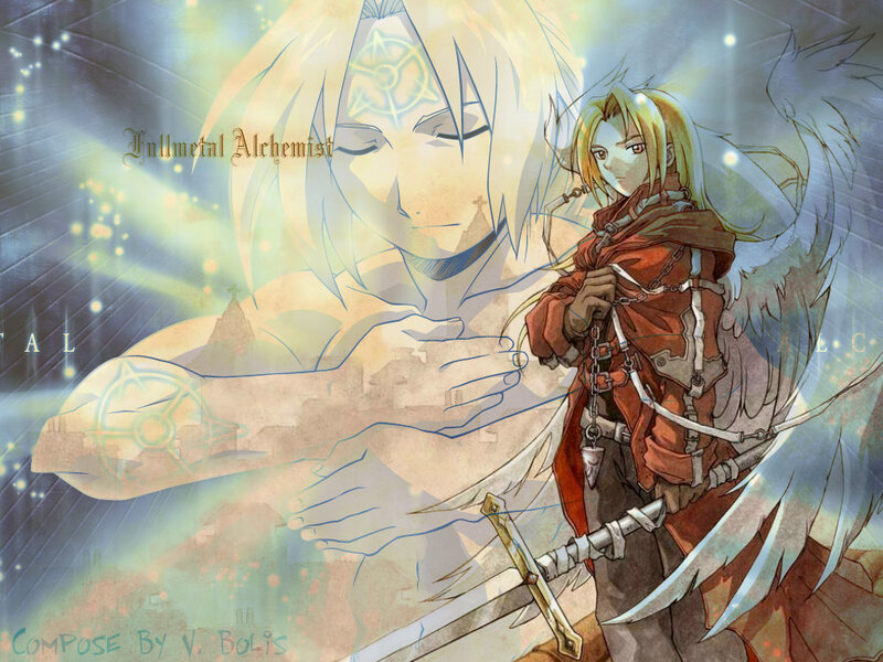 Angelic Warrior with Sword — Red, Dramatic, Anime