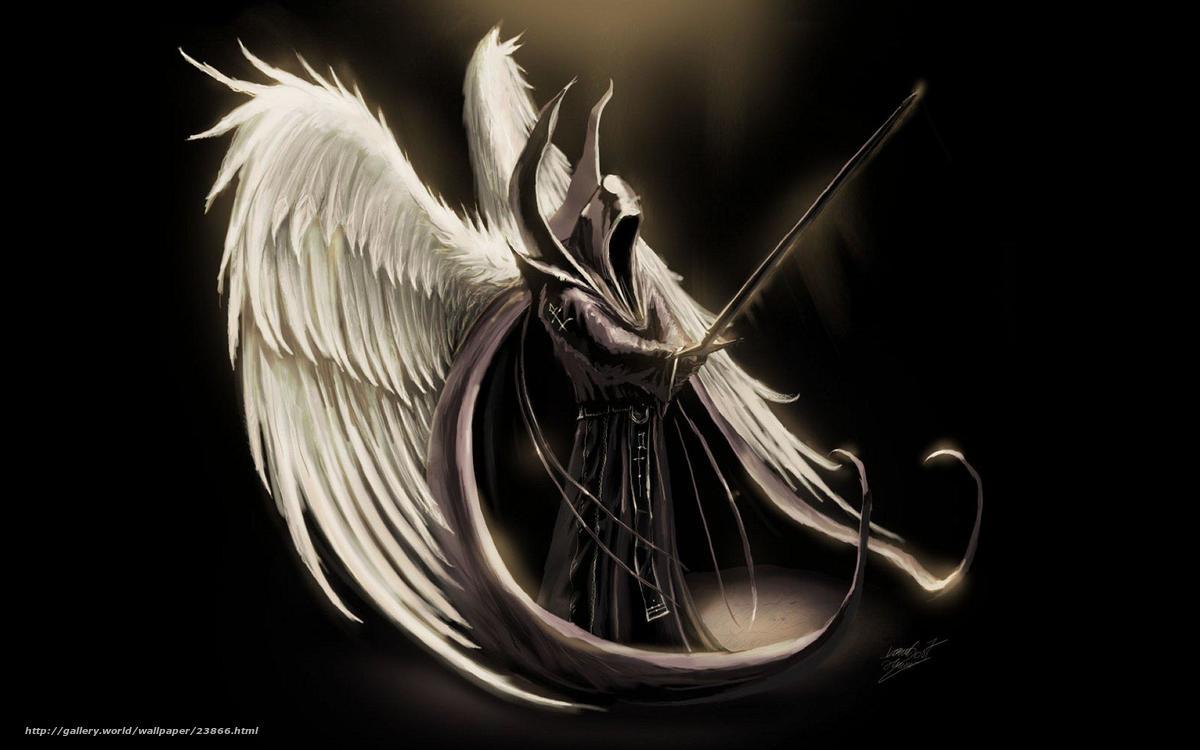 angelic warrior with sword