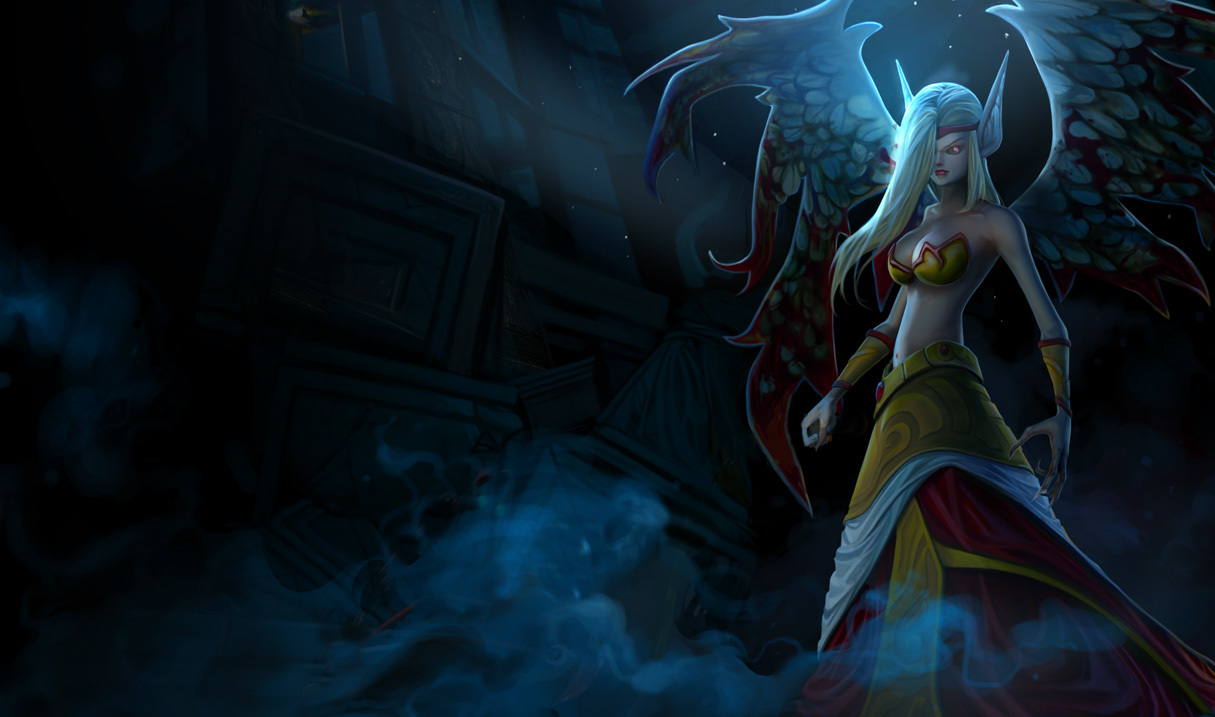angelic warrior with wings