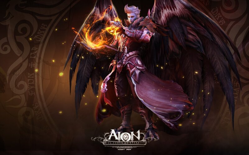 Angelic Warrior with Wings — Purple, Dramatic, Digital Art, Fire, Armor