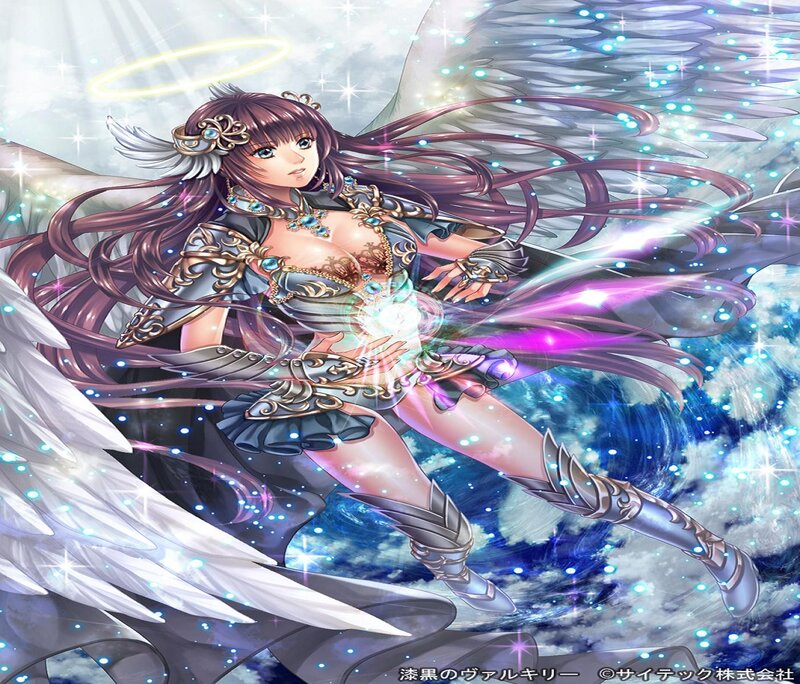 Angelic Warrior Woman — White, Dramatic, Anime
