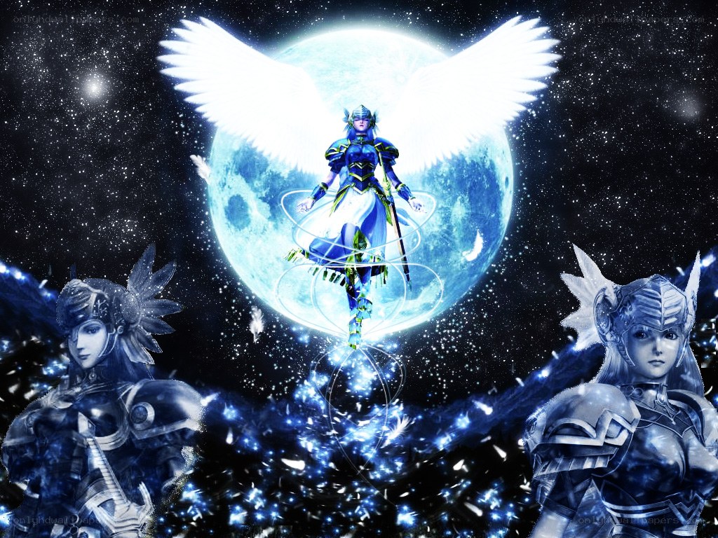 angelic warriors in space