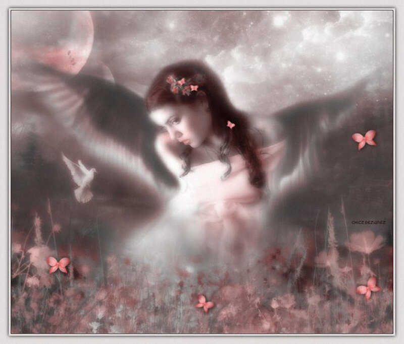 Angelic Woman in Field