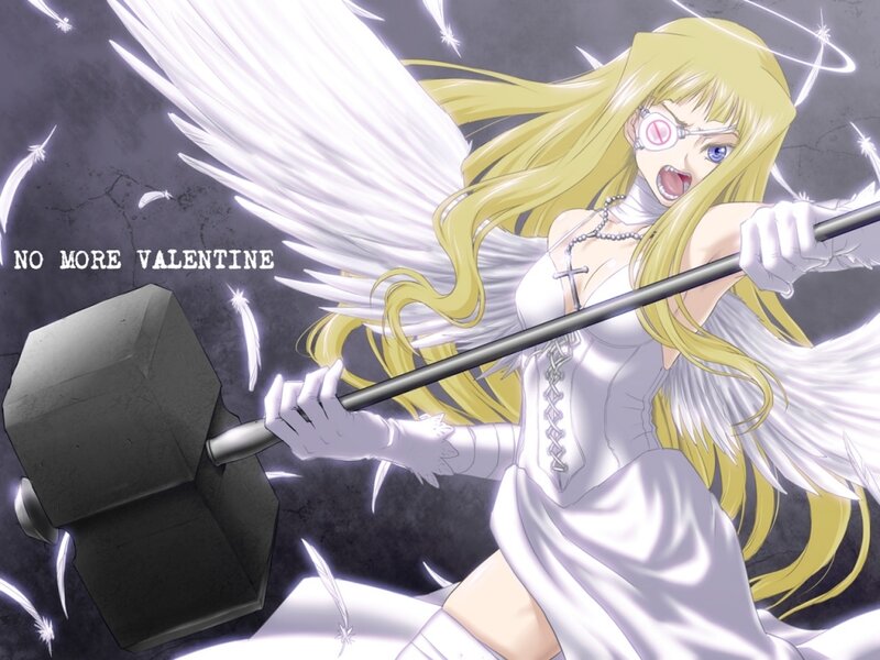 Angelic Woman with Hammer