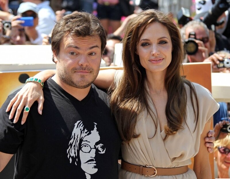 Angelina Jolie and Jack Black at event