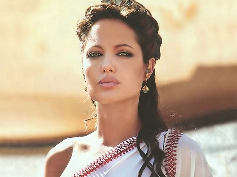 Angelina Jolie as Cleopatra