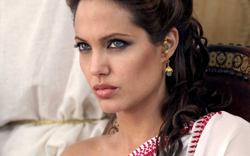 Angelina Jolie as Cleopatra