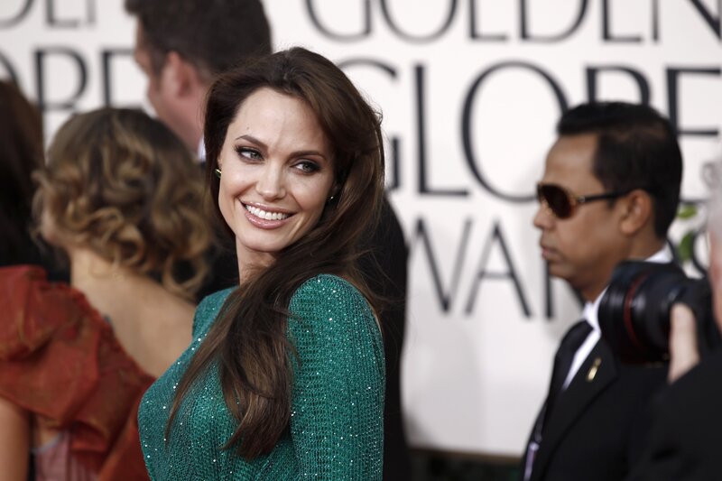 Angelina Jolie at Golden Globes
