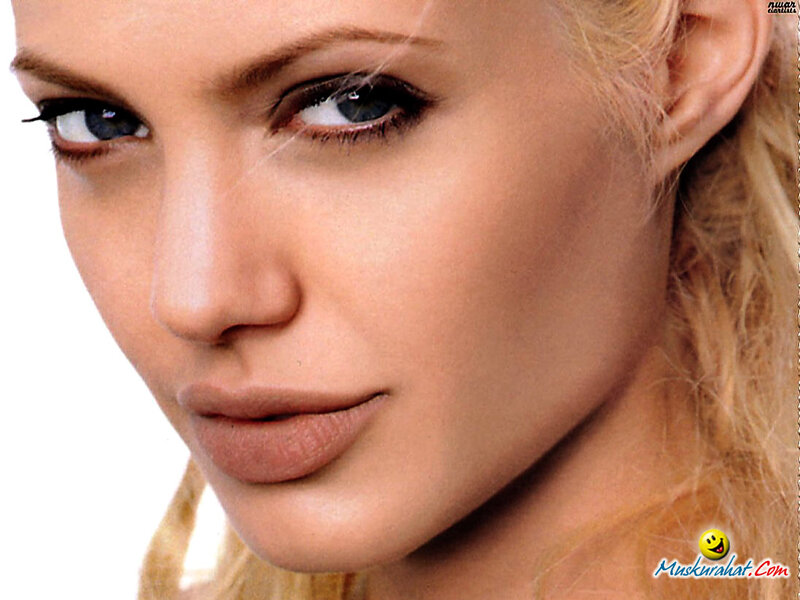 Angelina Jolie close-up portrait