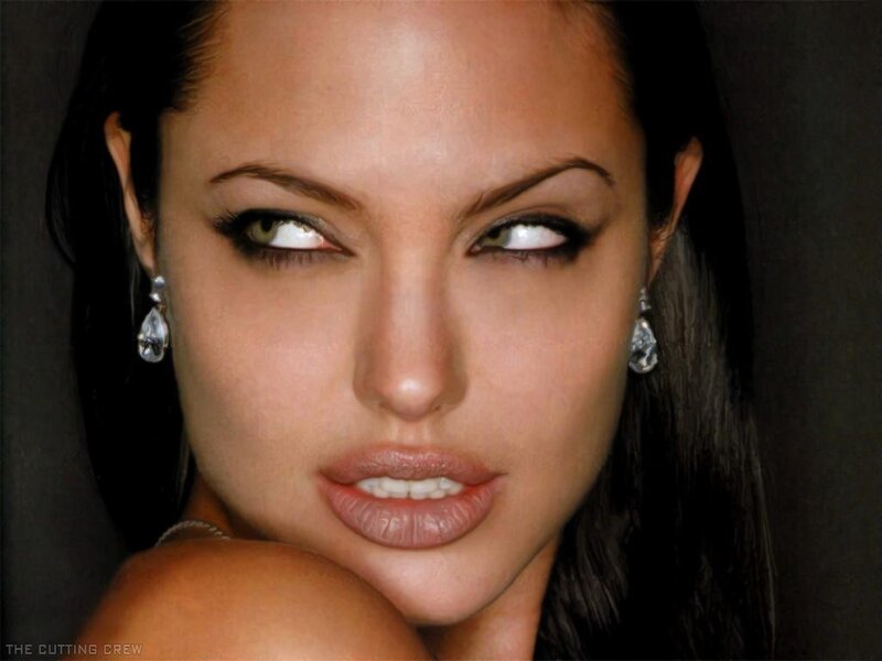 Angelina Jolie close-up portrait
