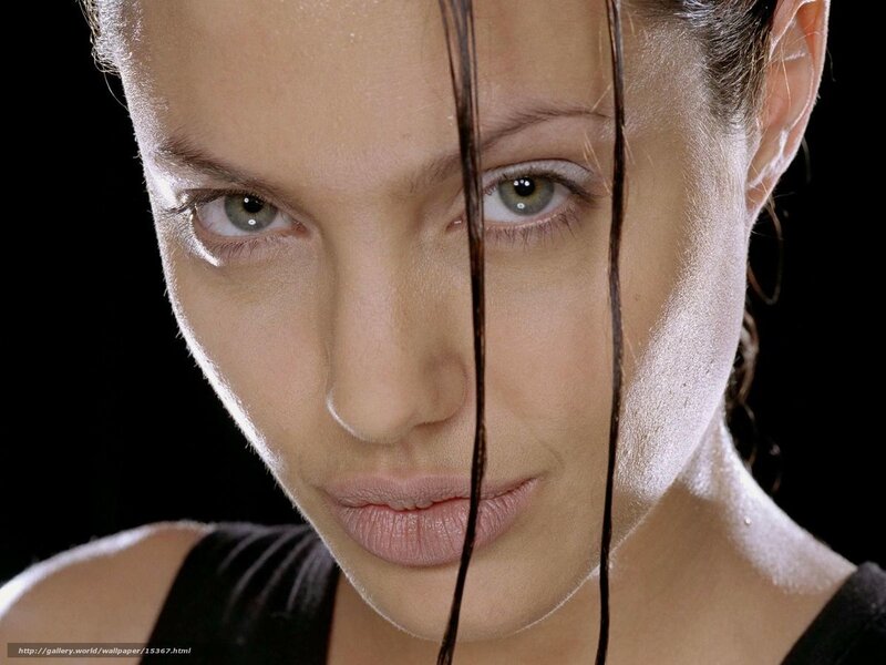 Angelina Jolie close-up portrait