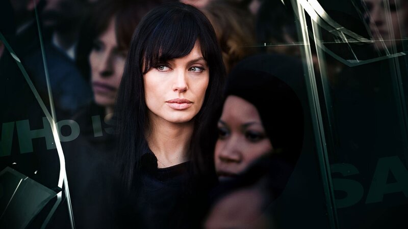 Angelina Jolie in a crowd