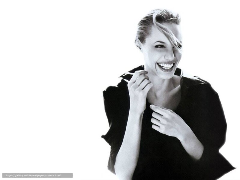 Angelina Jolie laughing