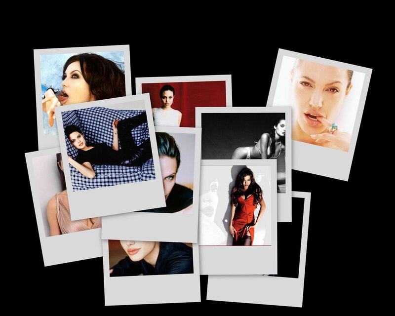 Angelina Jolie photo collage