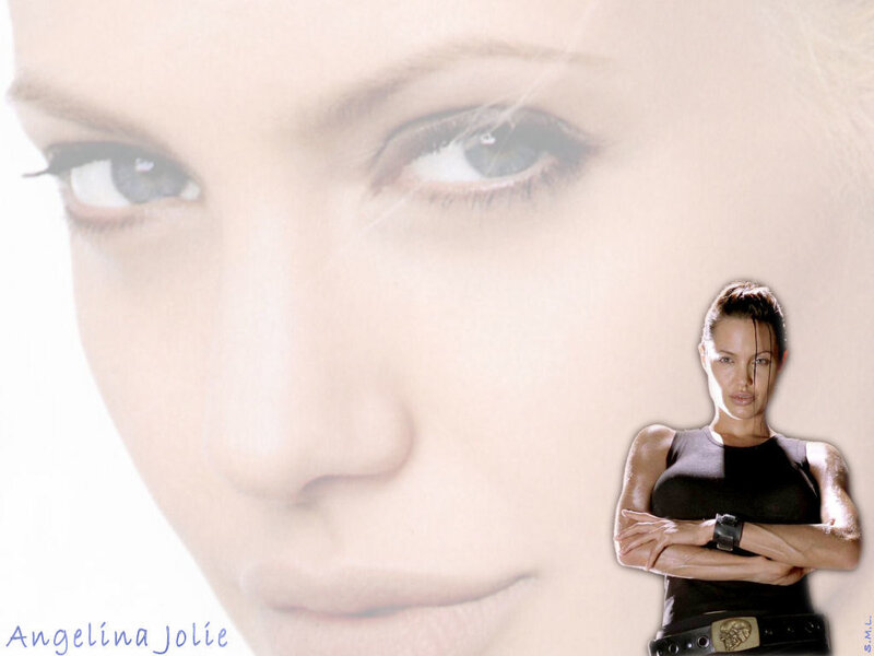 Angelina Jolie portrait collage