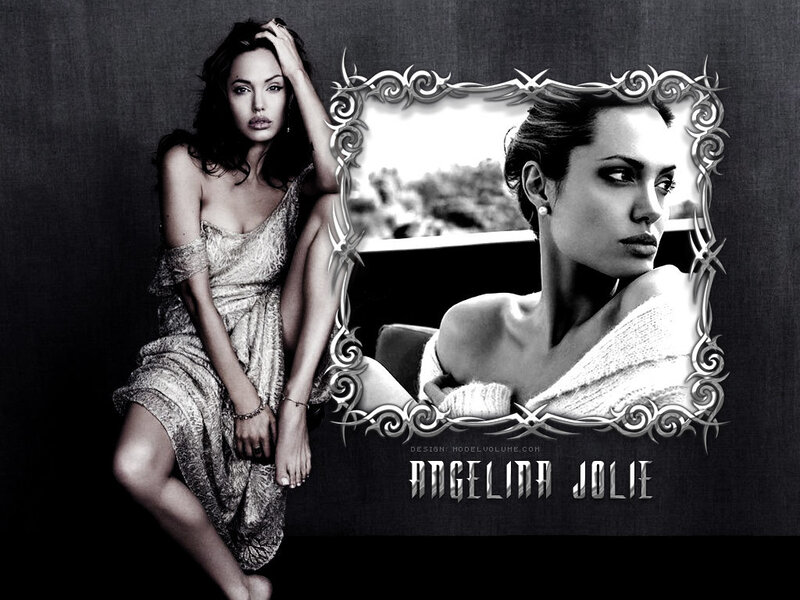 Angelina Jolie portrait collage