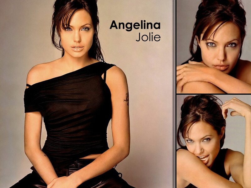 Angelina Jolie portrait collage
