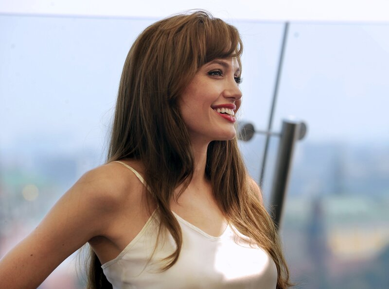 Angelina Jolie smiling