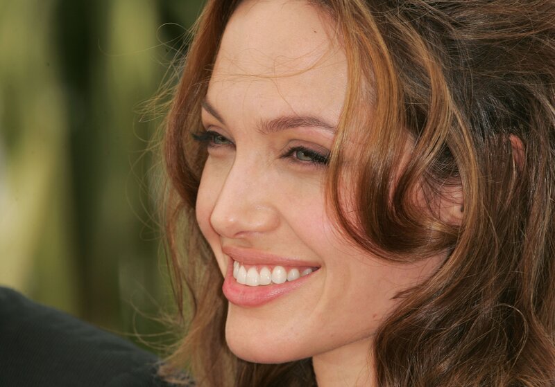 Angelina Jolie smiling