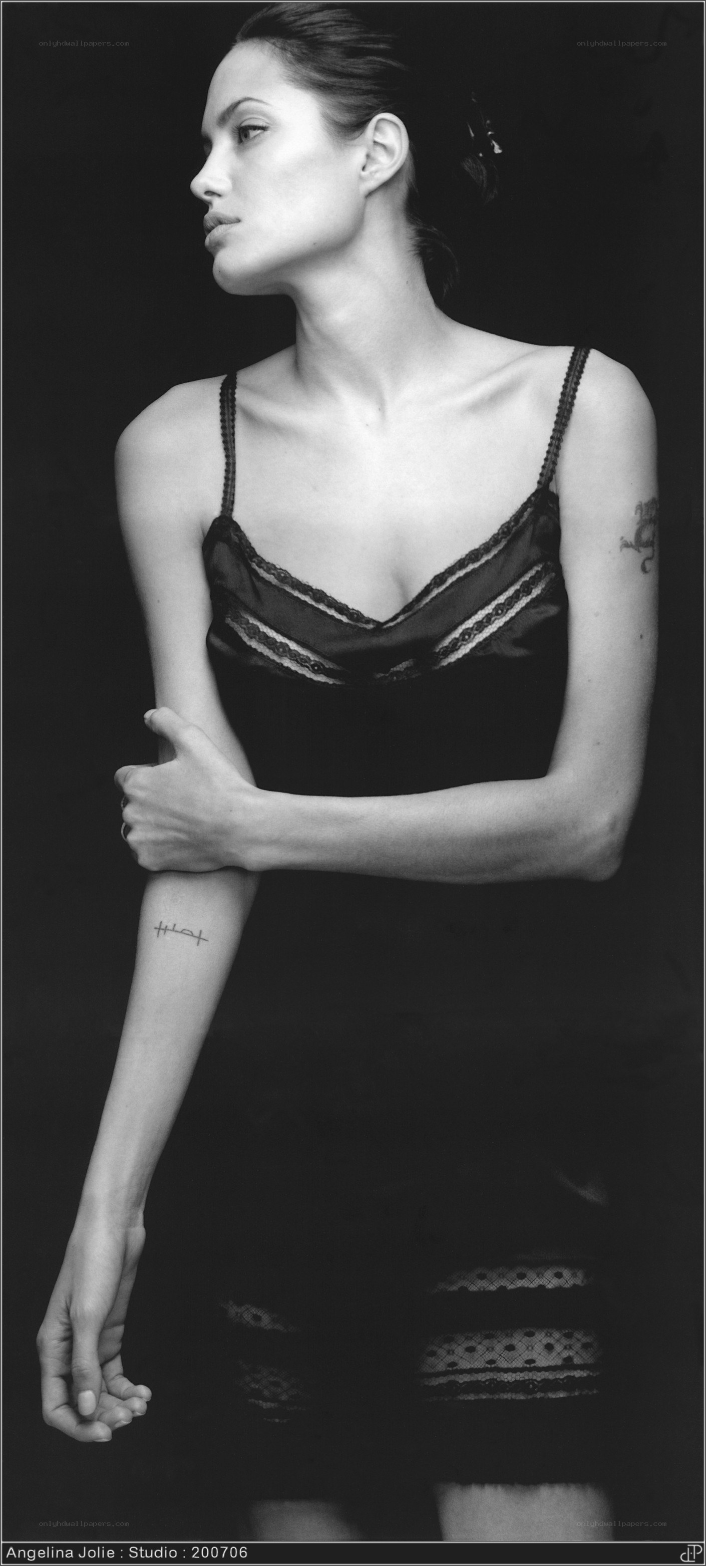 Angelina Jolie studio portrait