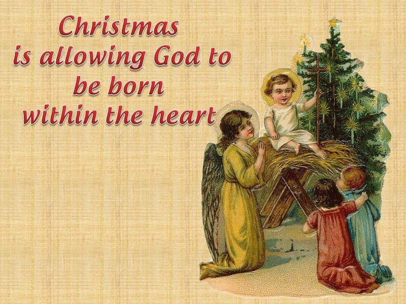 Angels and Children at Nativity
