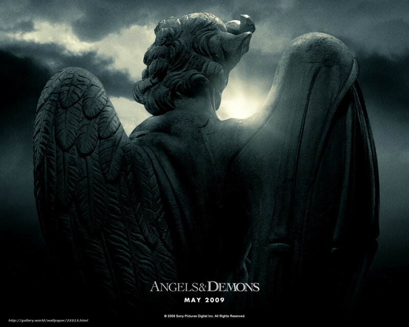 Angels and Demons statue