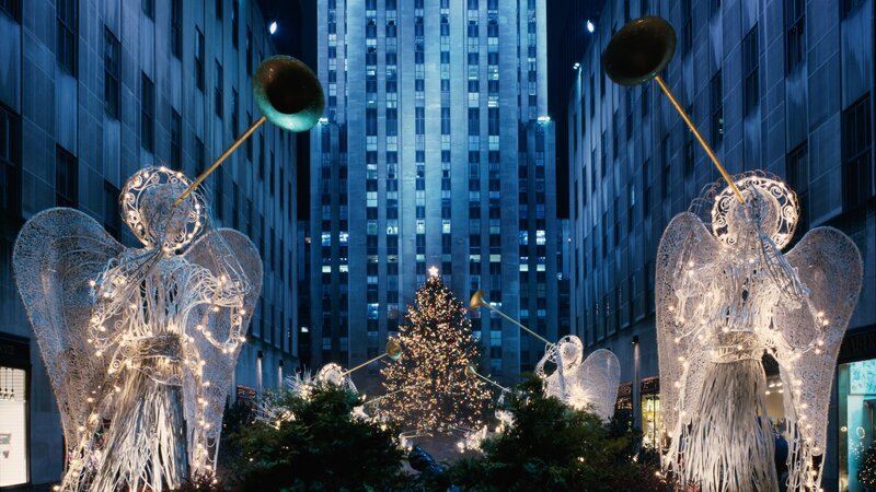 Angels at Rockefeller Center