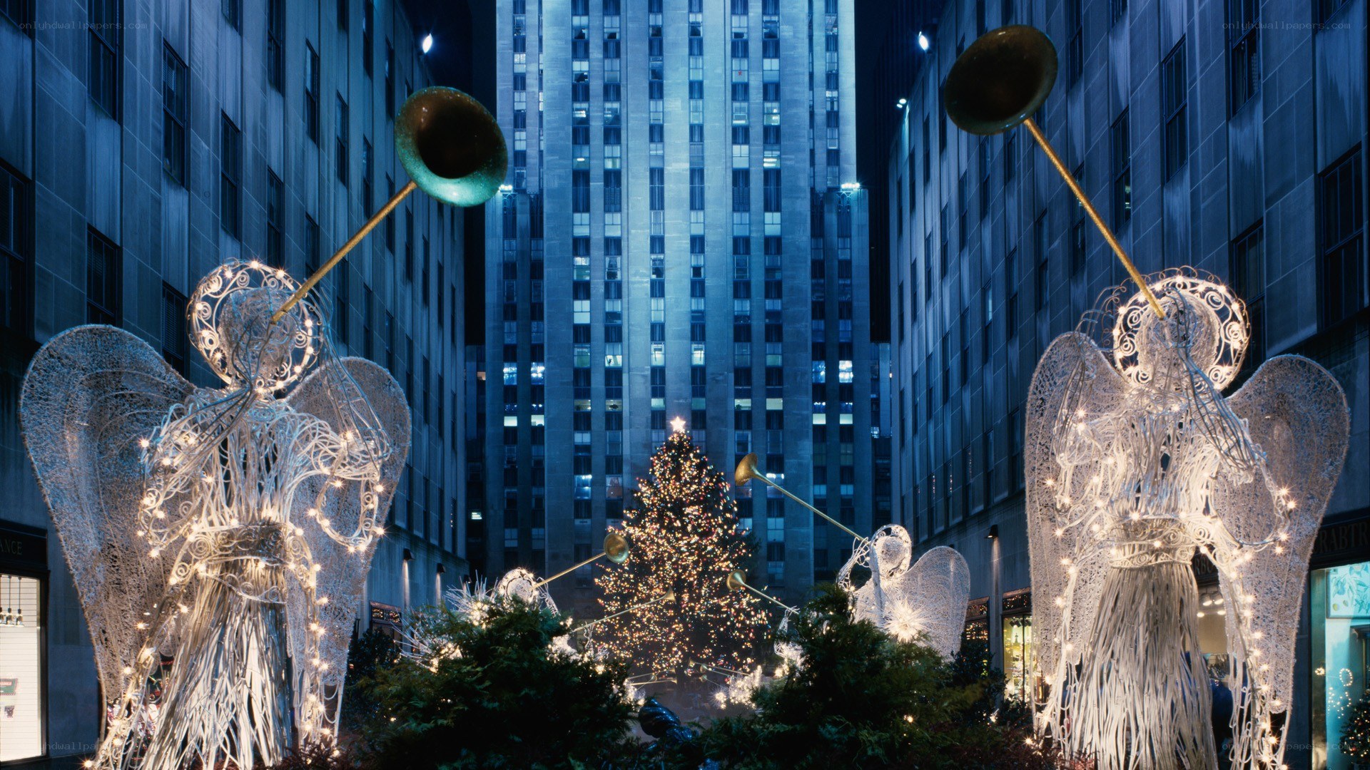 Angels at Rockefeller Center