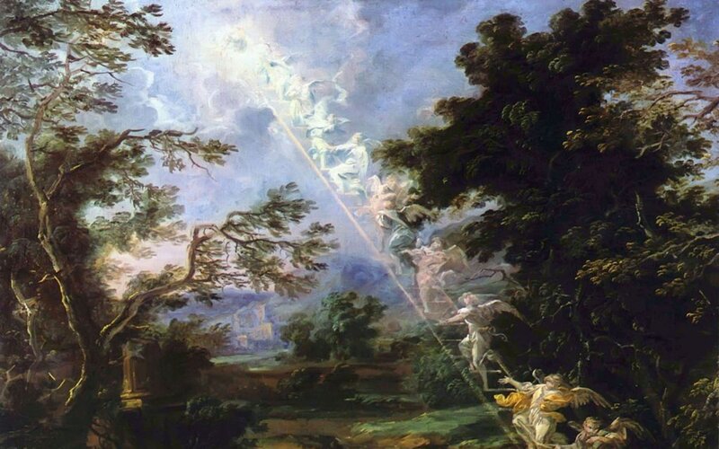Angels in a Forest — Green