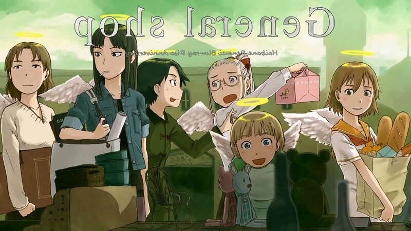 angels in a general shop
