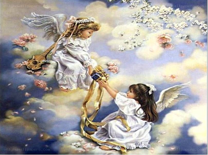angels in the clouds